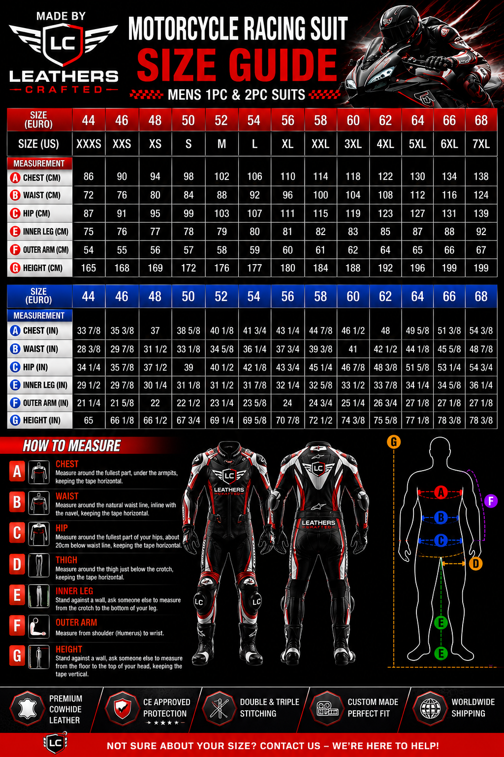 Blue & Black Motorcycle Racing Leather Suit – Premium Cowhide CE Armor Biker Suit | Leathers Crafted