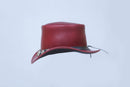 Skull Style Leather Hat Leathers Crafted
