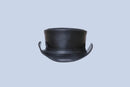 Plain Black Leather Hat / Leather Cowboy Hat Leathers Crafted