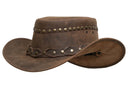 Cowpoke Classic Design Leather Hat Leathers Crafted