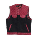 Outdoor leather vest/Riding vest Leathers Crafted