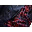 Red Diamond Quilted Leather Vest – Style Meets Craftsmanship Leathers Crafted