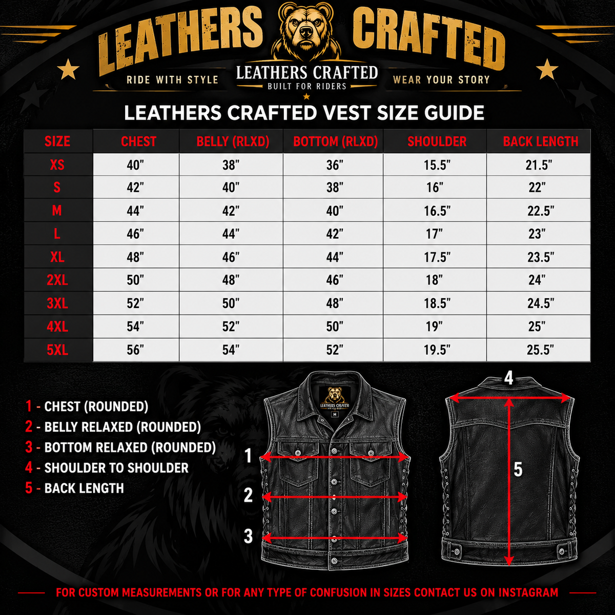 Premium Black Luxury LV Monogram-Inspired Leather Biker Vest