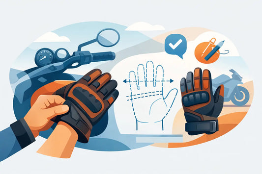 Custom Motorcycle Riding Gloves That Fit Right