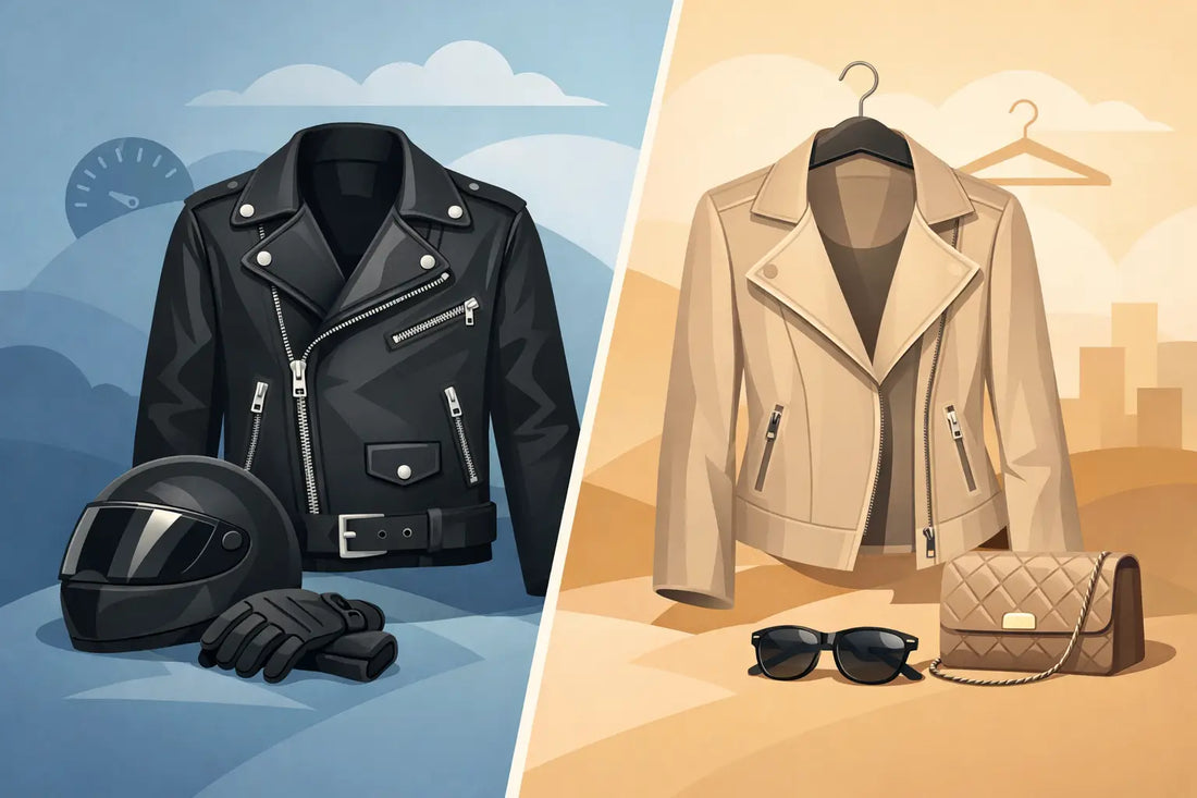 Biker Jacket vs Fashion Jacket Differences