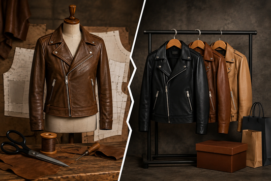 Custom Leather Jacket vs Off the Rack Compared