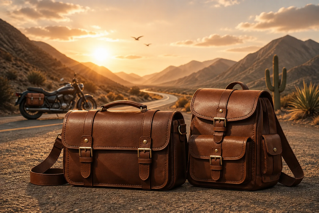Full Grain Leather Bags Built for the Long Ride