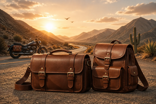 Full Grain Leather Bags Built for the Long Ride