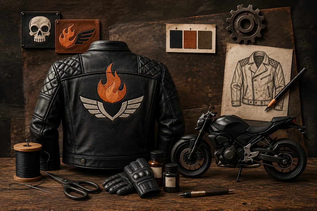 How to Customize a Leather Jacket for Your Ride