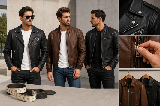 Leather Jacket Fit Guide That Gets It Right