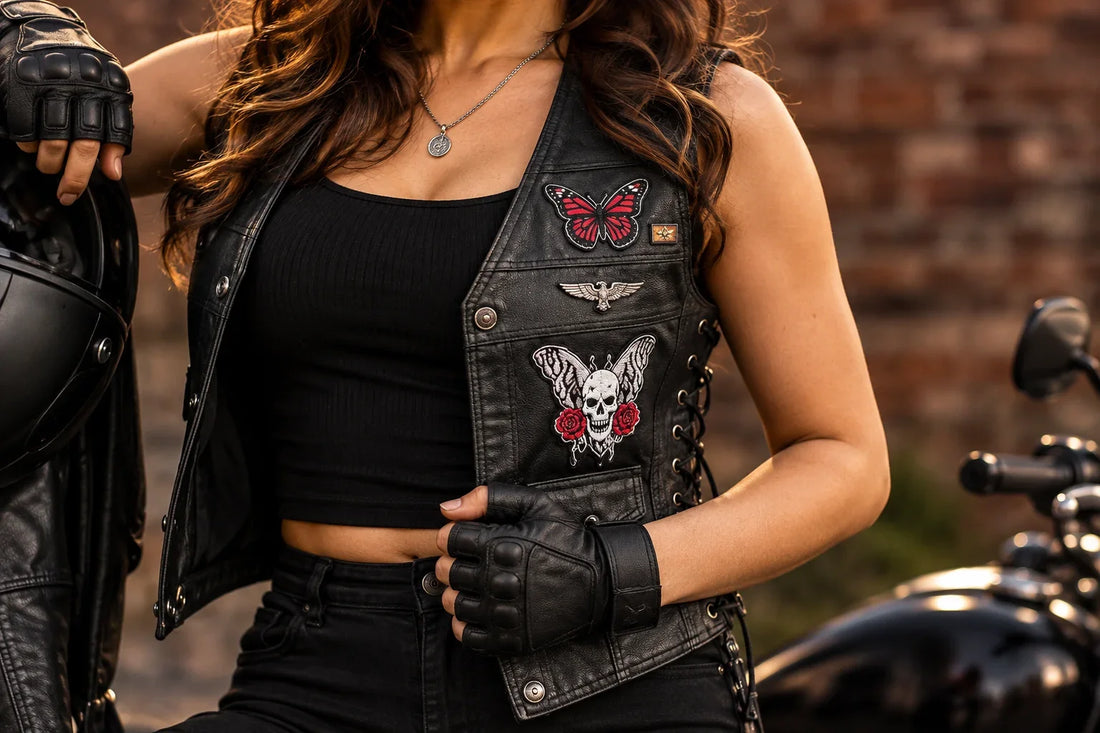 How to Sew Patches on a Leather Vest