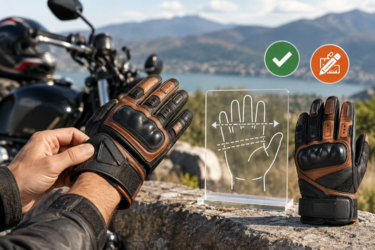Custom Motorcycle Riding Gloves That Fit Right