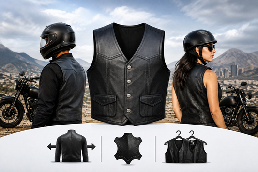 Complete Guide to Leather Vest Fit for Riders