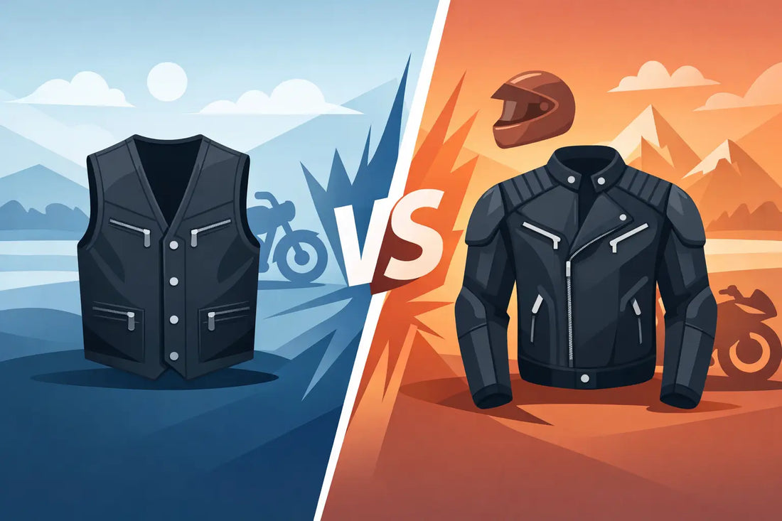 Biker Vest vs Motorcycle Jacket: Which Fits?