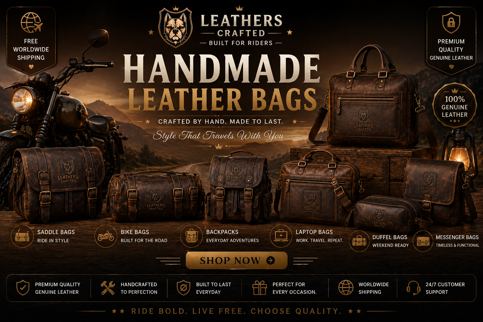 Handmade Leathers Bags