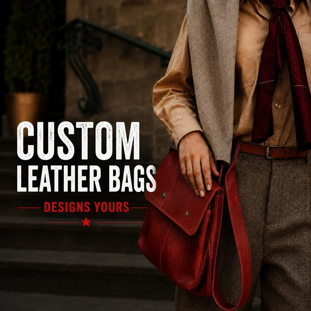 Handmade leather bags collection featuring premium leather laptop bags, motorcycle saddle bags, messenger bags, travel bags, and genuine leather accessories by Leathers Crafted