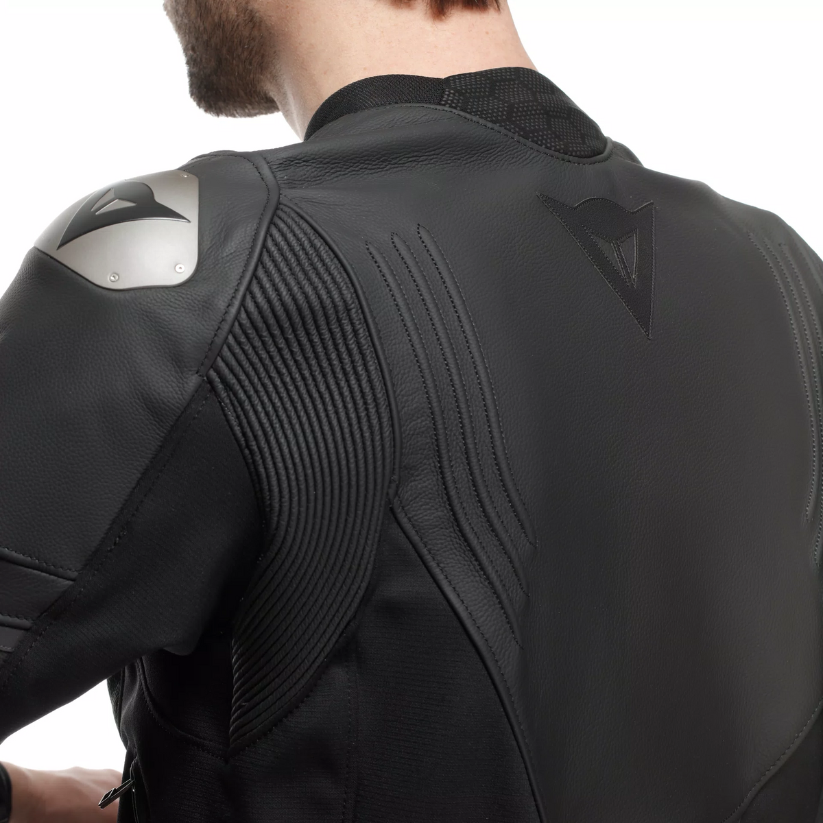 Men's Black Leather Motorcycle Jacket – Sport Racing Biker Jacket