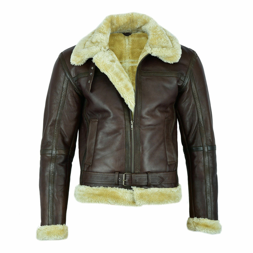 Shearling Leather Jacket Leathers Crafted
