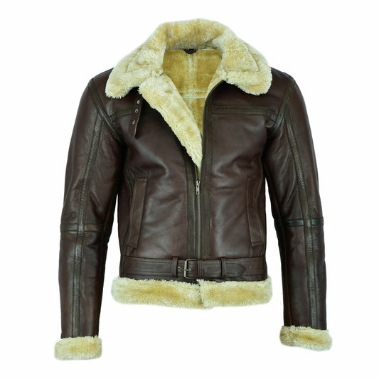 Shearling Leather Jacket Leathers Crafted