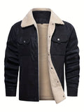 Men's Leather Sherpa-Lined Jacket / Fashion Jacket Leathers Crafted