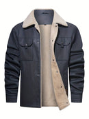 "Men's Leather Real Fur jacket Leathers Crafted