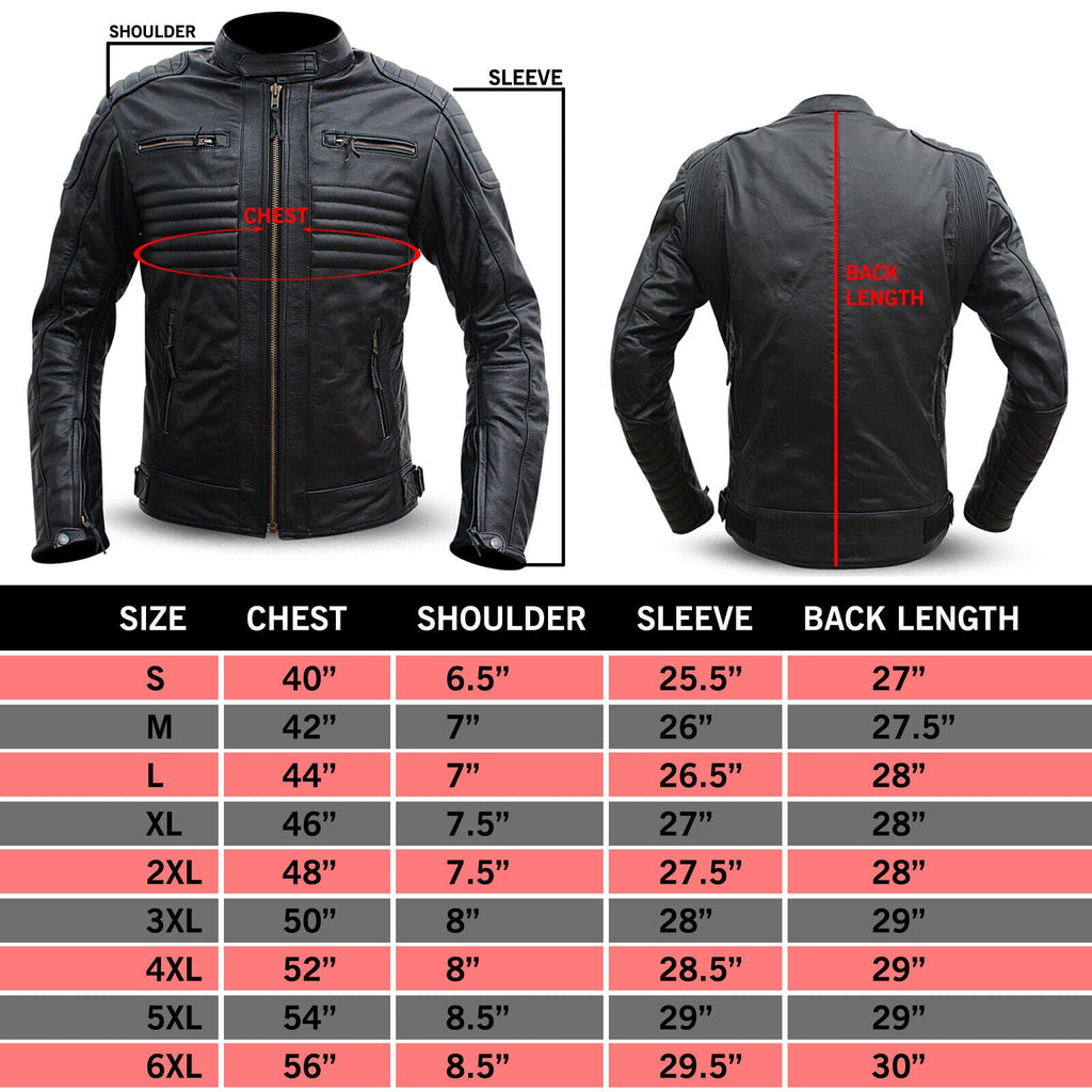Men's Vintage Brown Leather Biker Jacket – Classic Moto Style with Quilted Detailing Leathers Crafted