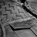 "Black Leather Perfection: The Essential Biker Vest" Leathers Crafted