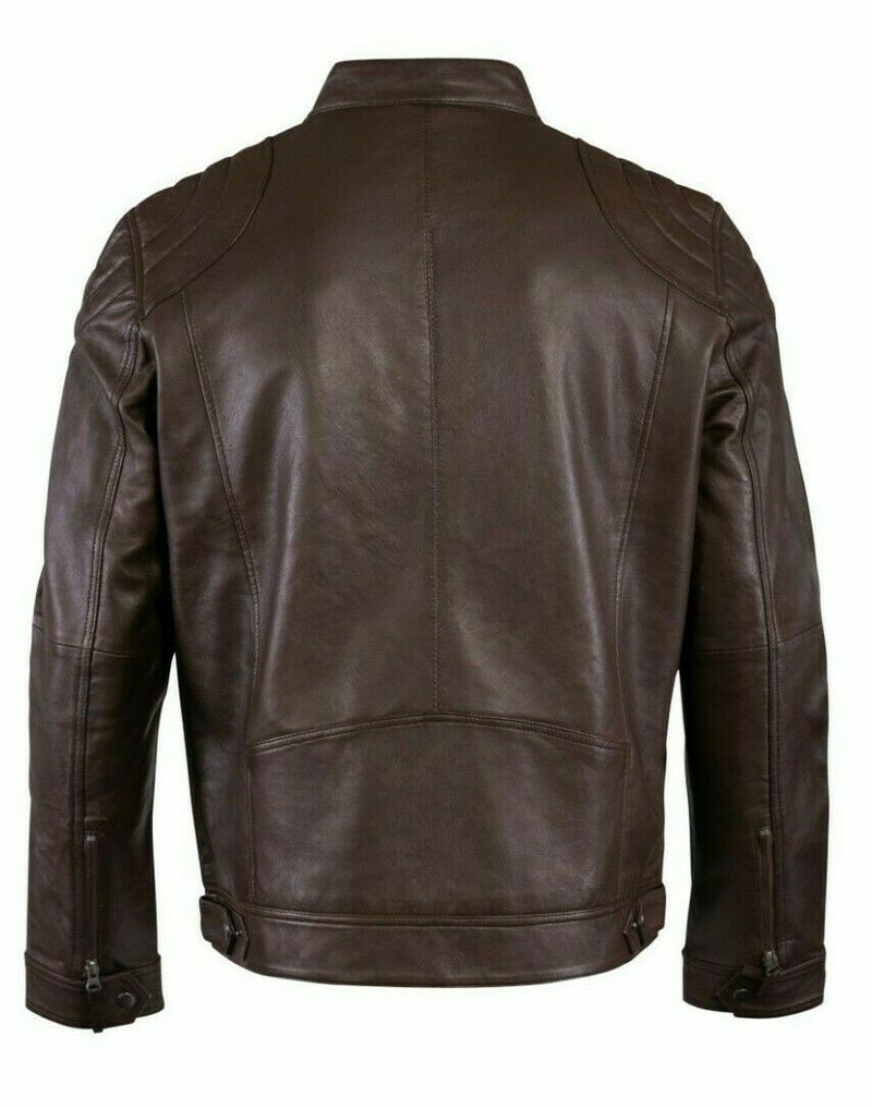 Rider Jacket with front pockets Leathers Crafted
