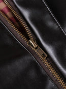 Men's Leather Sherpa-Lined Jacket / Fashion Jacket Leathers Crafted