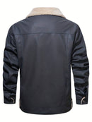 "Men's Leather Real Fur jacket Leathers Crafted
