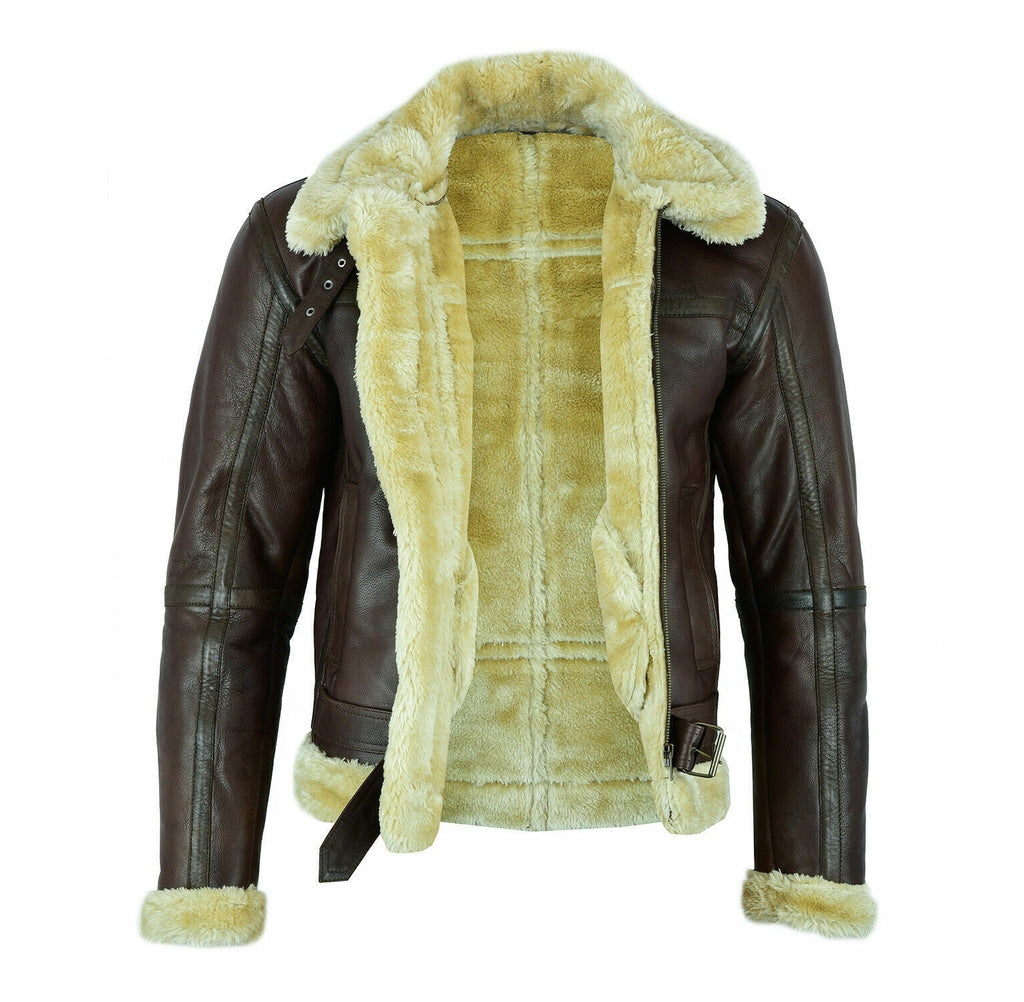 Shearling Leather Jacket Leathers Crafted