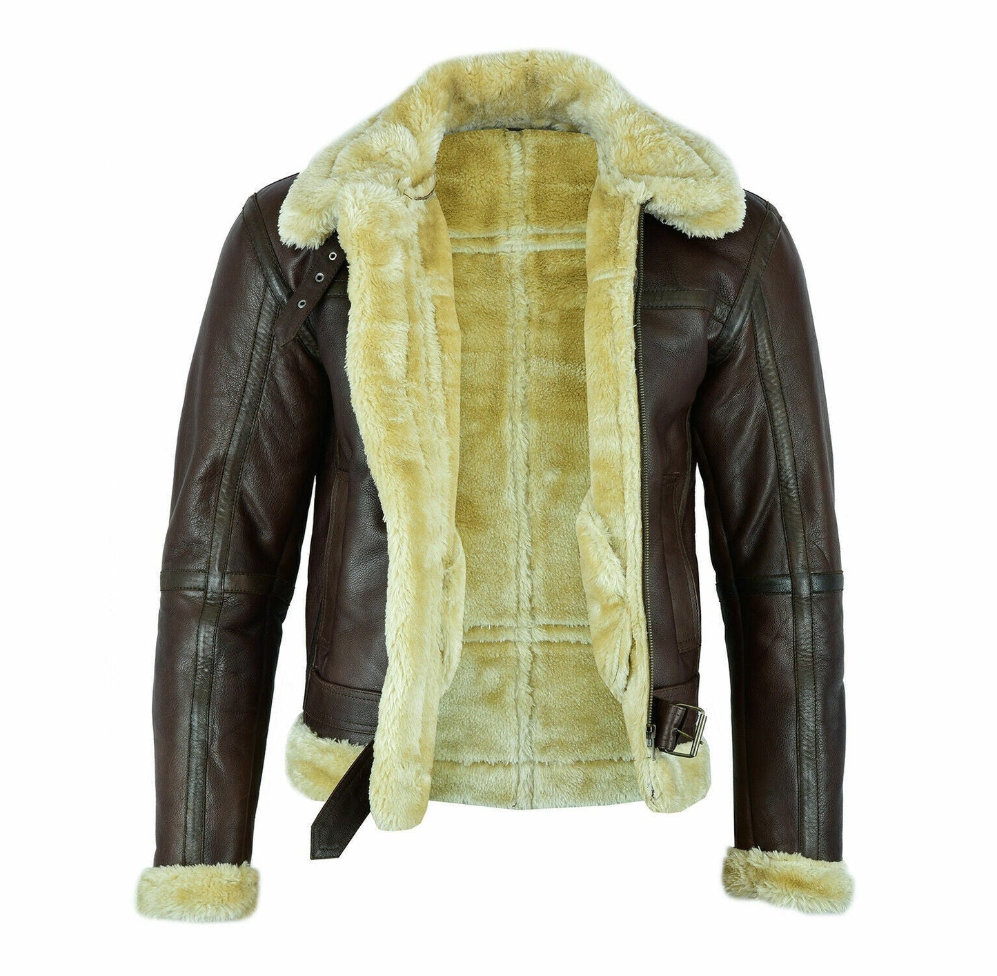 Shearling Leather Jacket Leathers Crafted