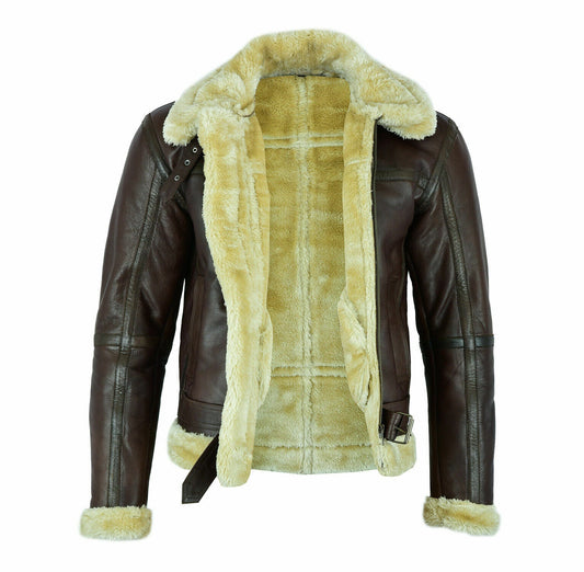 Shearling Leather Jacket Leathers Crafted