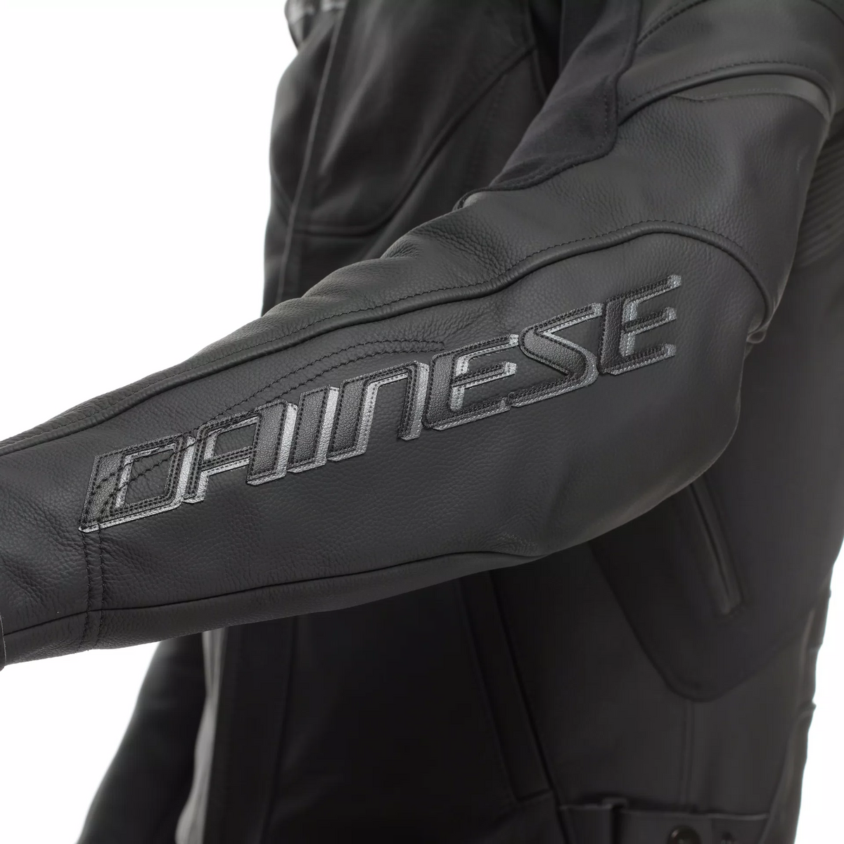 Men's Black Leather Motorcycle Jacket – Sport Racing Biker Jacket
