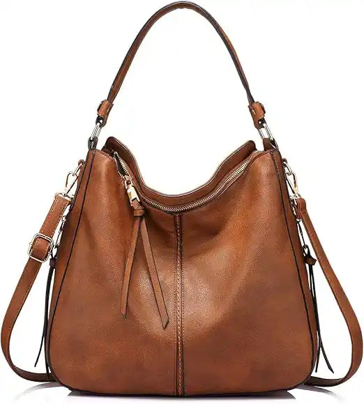 Handbags for Women Large Designer Ladies Hobo bag Bucket Purse Faux Leather Leathers Crafted