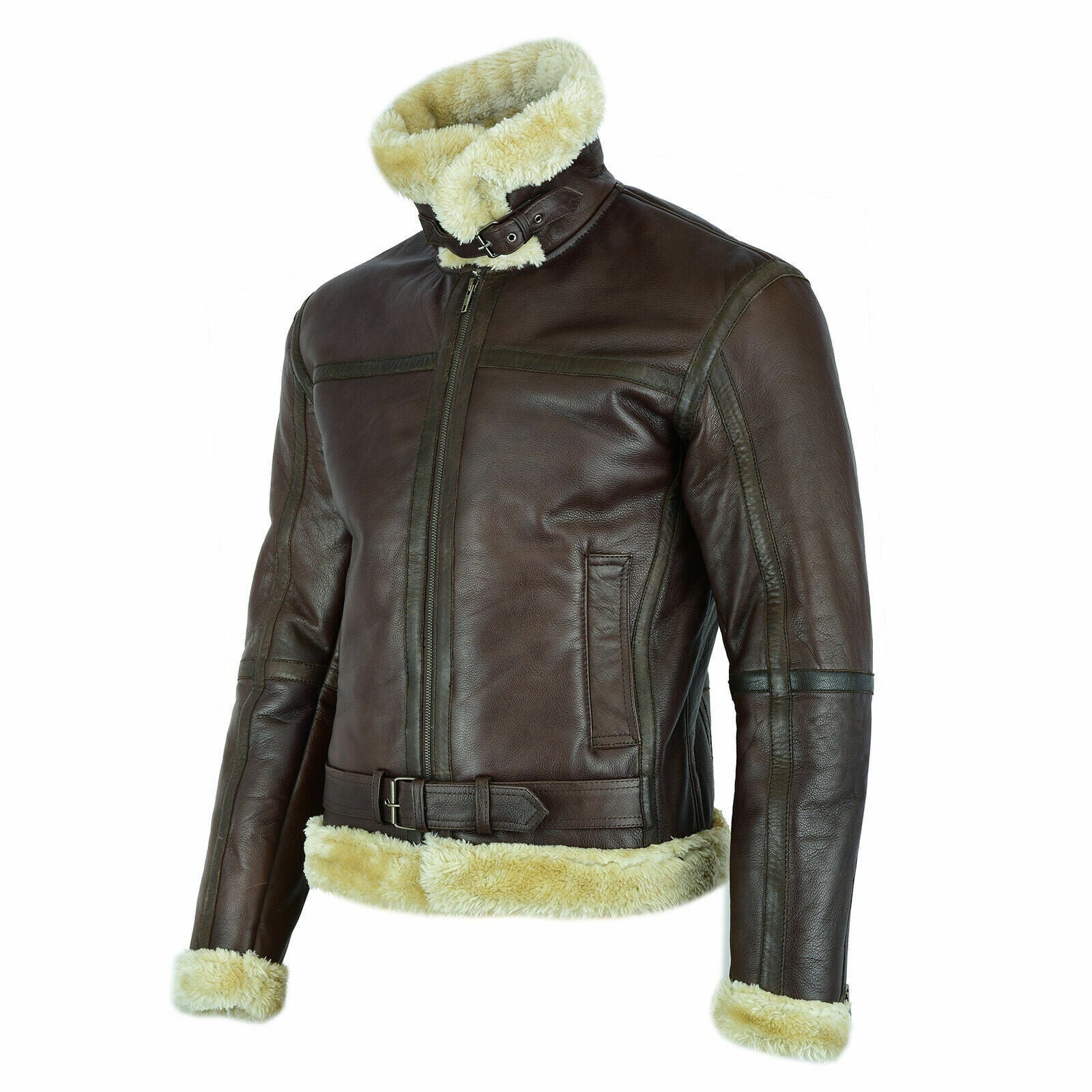 Shearling Leather Jacket Leathers Crafted