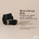 'Leather Belt Black simple and elegant' Leathers Crafted