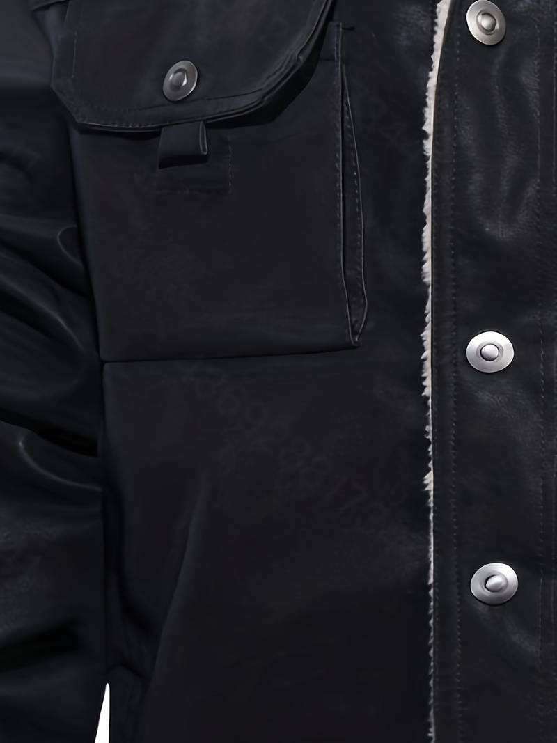 Men's Leather Real Furr jacket Leathers Crafted