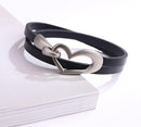 ladies leather Bracelet bands for your lady. A perfect GIFT of heart bracelet Leathers Crafted