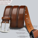 'Leather Belt Brown simple and elegant' Leathers Crafted
