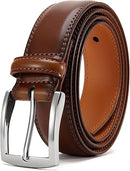 'Leather Belt Brown simple and elegant' Leathers Crafted