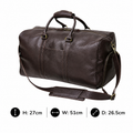 Handmade Leather Travel Bag