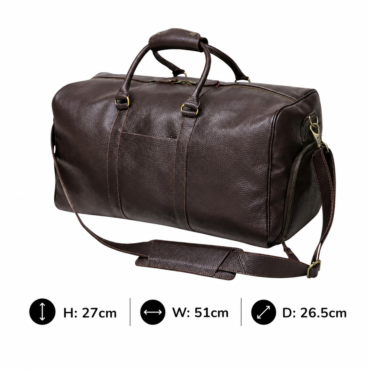 Handmade Leather Travel Bag