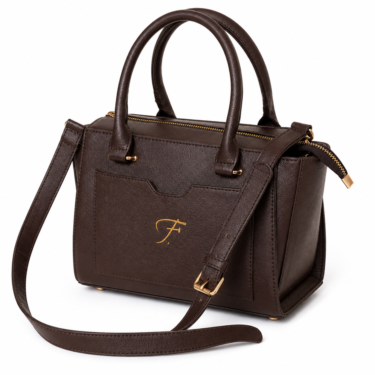 Luxury Brown Leather Women's Satchel Handbag – Genuine Leather Crossbody Tote Purse | Leathers Crafted