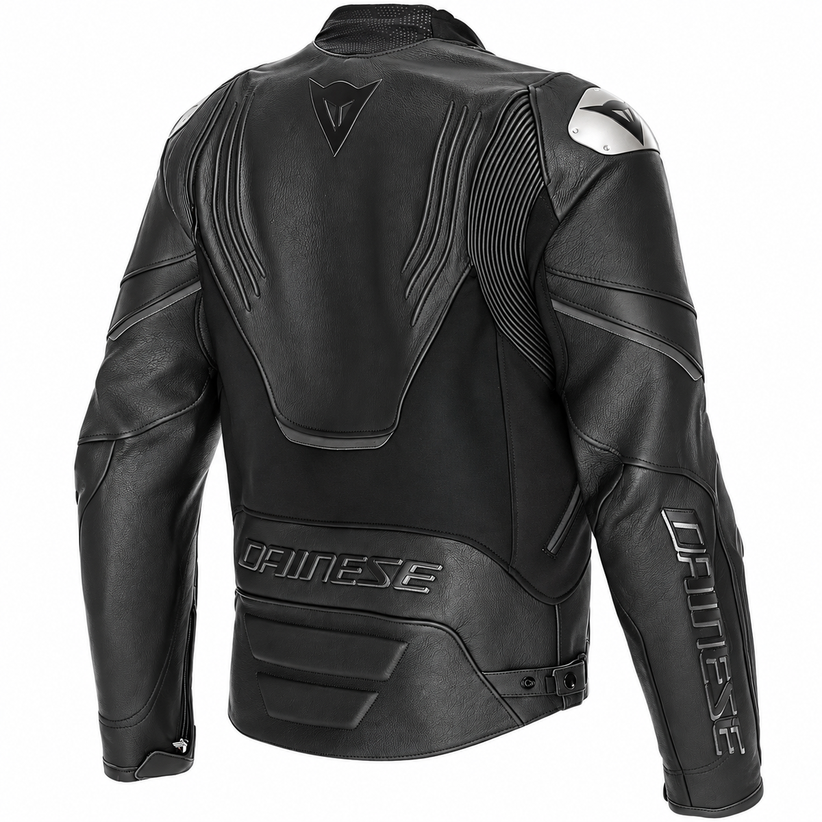 Men's Black Leather Motorcycle Jacket – Sport Racing Biker Jacket