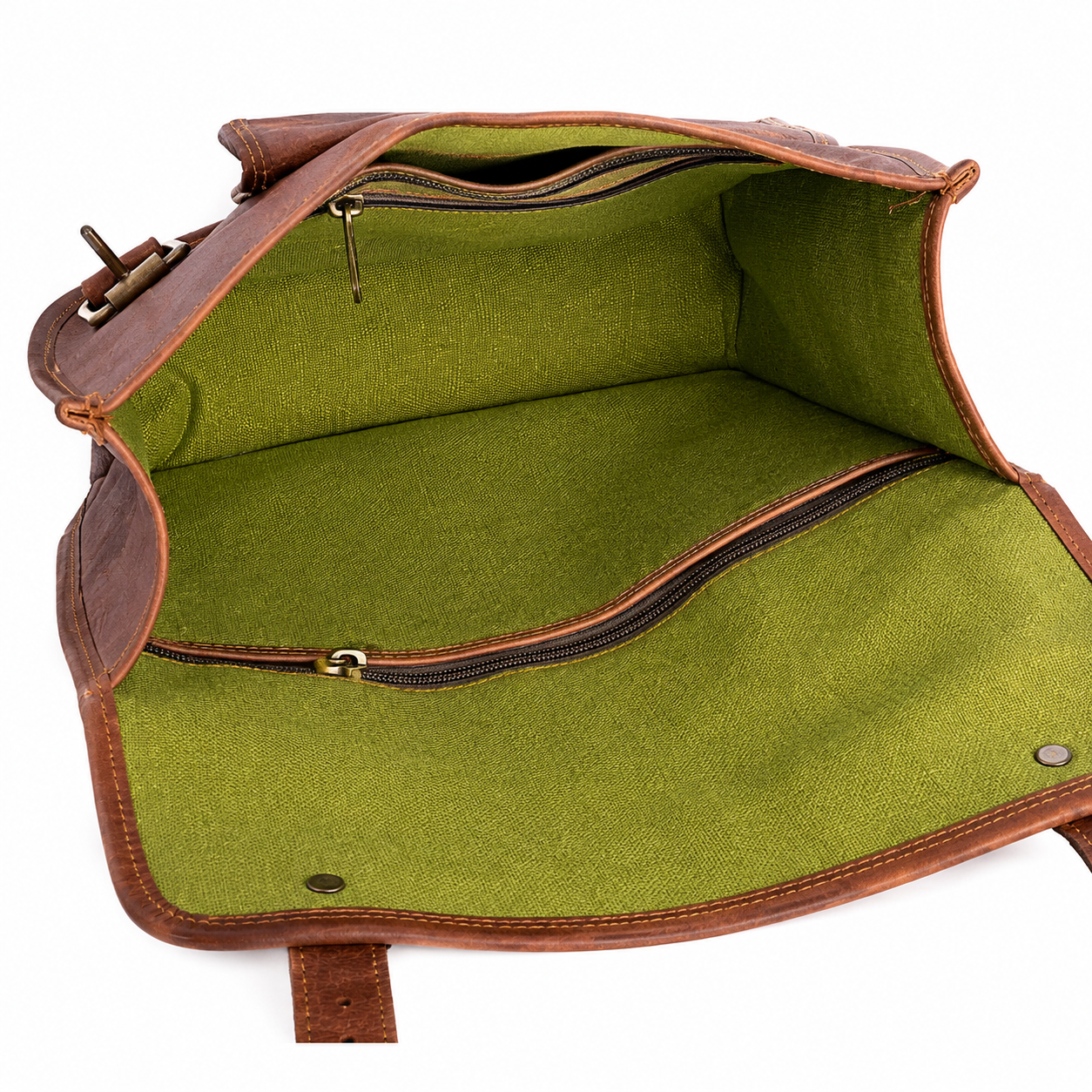 Vintage Leather Saddle Bag – Handmade Motorcycle Side Bag | Leathers Crafted
