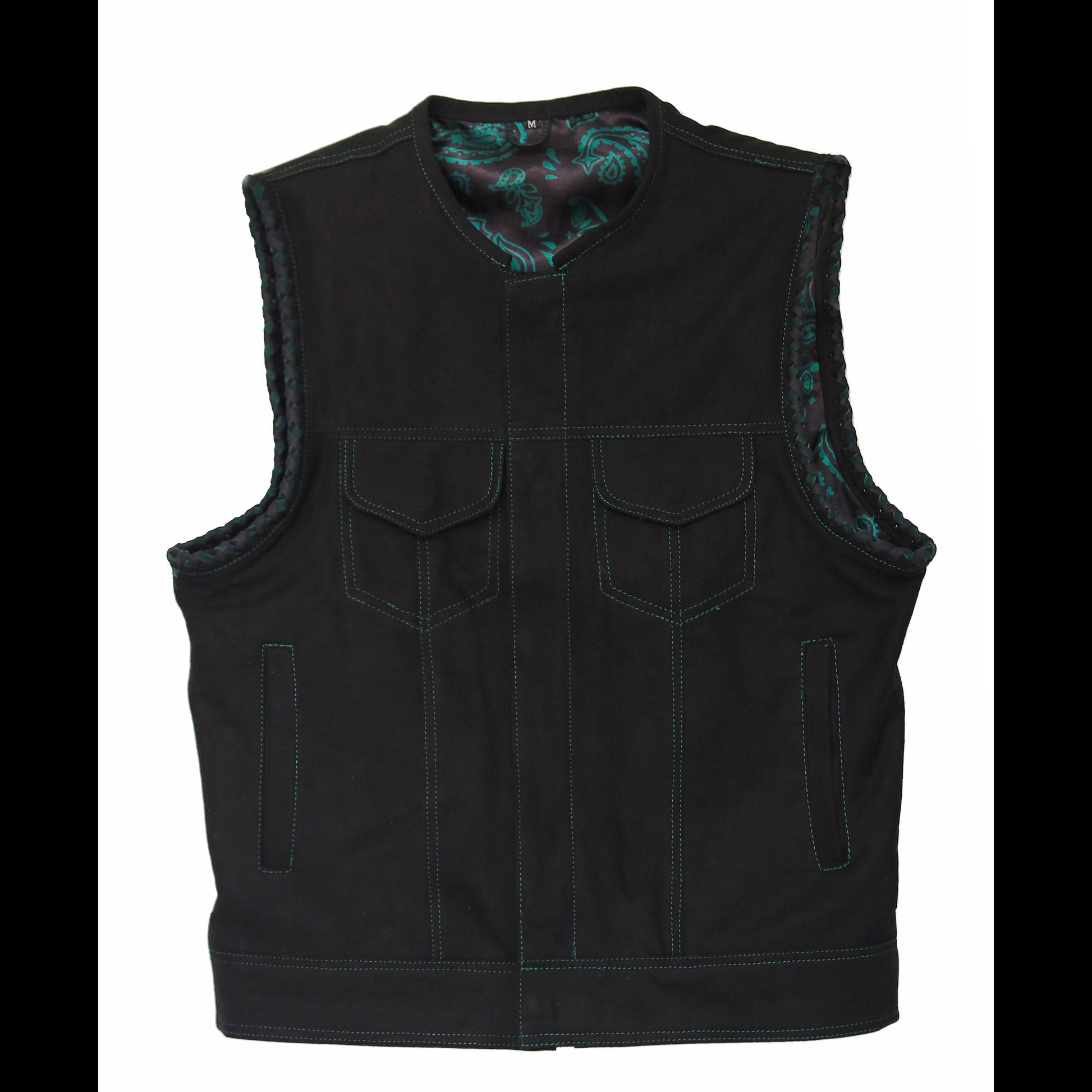 Stylish Leather Vest and premium leather vest Leathers Crafted