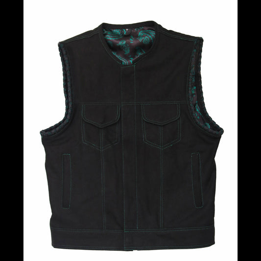 Stylish Leather Vest and premium leather vest Leathers Crafted