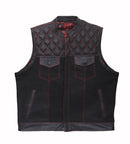 Motorcycle Leather/Vest Biker Vest Leathers Crafted