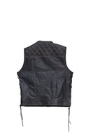 Faux Leather Vest Leather Waistcoat Leathers Crafted